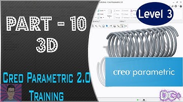 10 - PTC Creo Parametric 2.0 Training -3D Part 2 - DC+ Tutorials (Basic + Advanced Training)
