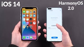 HarmonyOS 2.0 VS iOS 14 - SPEED COMPARISON - SPEED COMPARISON