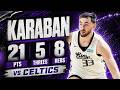 Alex Karaban 21 pts 5 threes 8 rebs vs Celtics 2026 Summer League