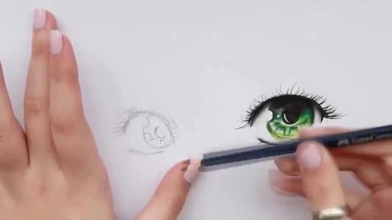  How To Draw  Anime  Eyes  Tutorial YouTube