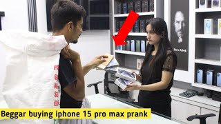 Beggar Buying iphone 15 Pro Max Prank-Rich Beggar By Bobby Butt