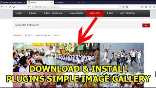 Cara Membuat Website Berbasis Joomla: DOWNLOAD DAN SETTING PLUGINS SIMPLE IMAGES GALLERY #13