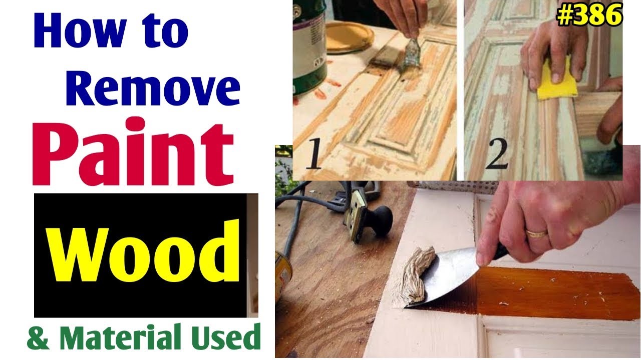 How to Remove Paint From Wood