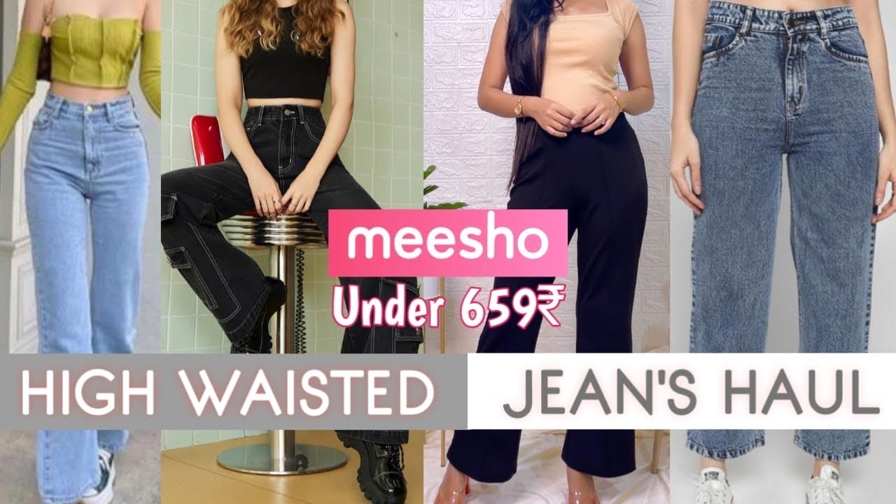 MEESHO *Try On Haul Trendy Jeans Starting at ₹249🛍 YouTube