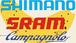 Сравнение: SHIMANO против SRAM против CAMPAGNOLO