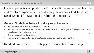 6.4. Firmware version upgrade and downgrade.