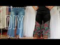 2 IDEIAS DE TRANSFORMAÇÃO DE CALÇA JEANS | 2 Increíbles ideas de transformación de jeans