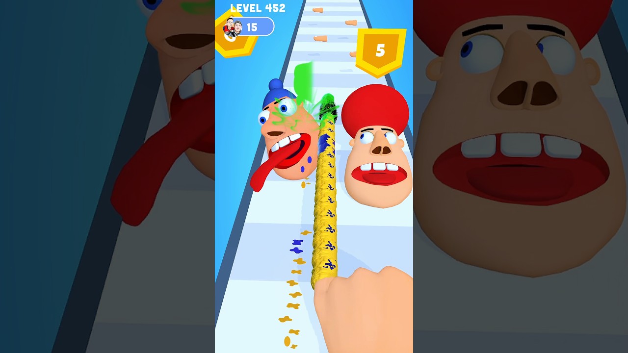 Забавный игровой процесс Finger Runner 3D 