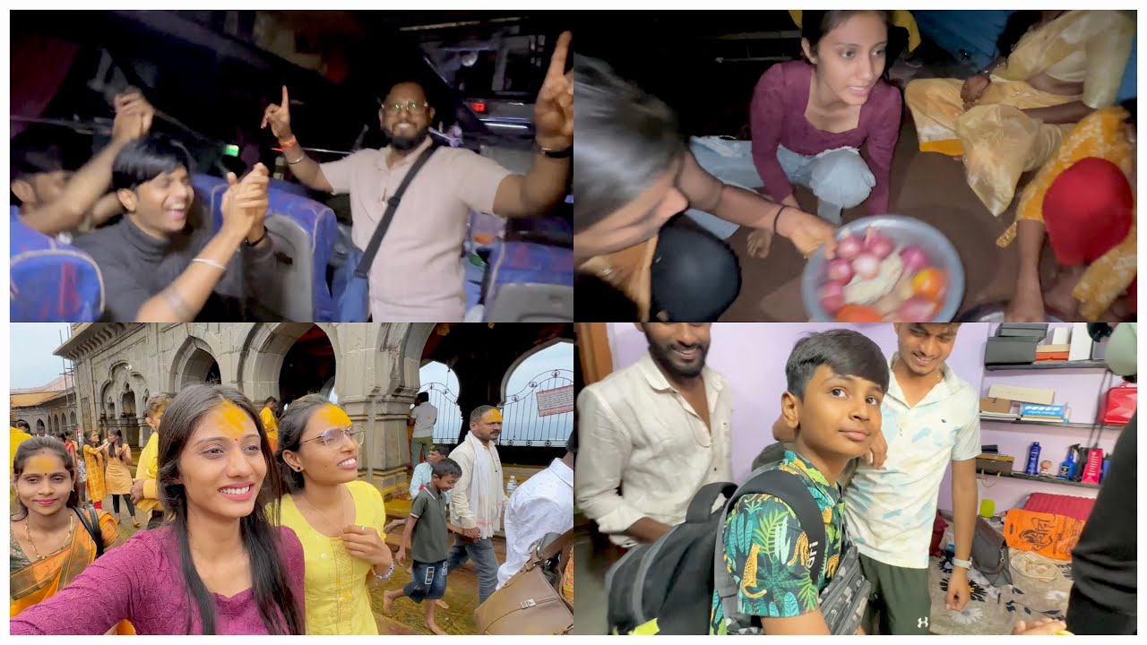 Family Trip 😍Gadi ch tyre futl 🥺 Aani Road Var swampak 🥹Aarohi Vlogs