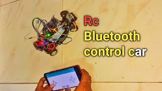 Rc control via mobile Bluetooth car home made