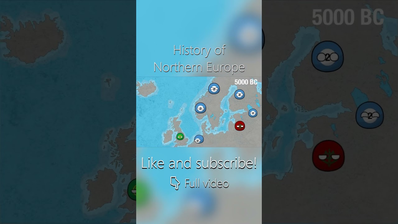 History of Northern Europe Part 1 | Countryballs