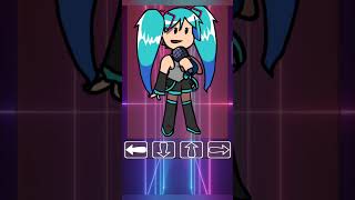 fnf Miku mod play mobile game Friday Night Funkin test #fnf #android #shorts screenshot 2