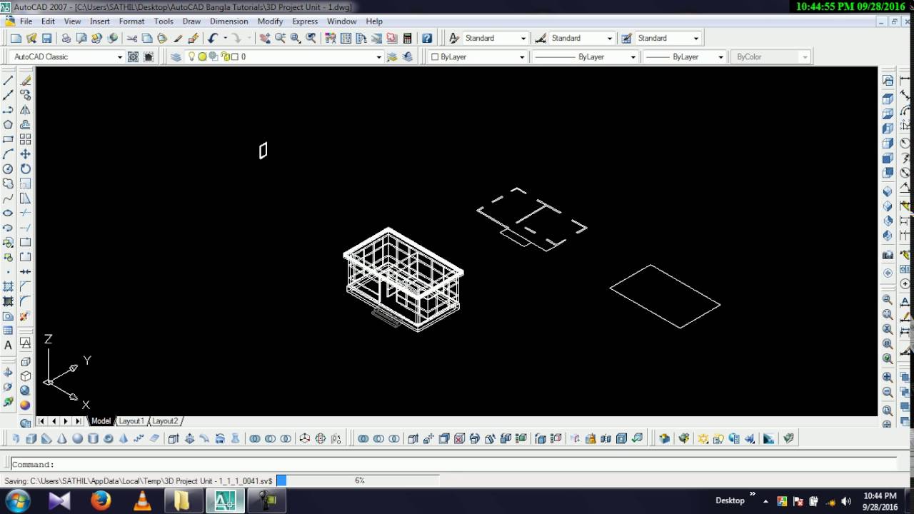 AutoCAD 2007 Bangla Tutorials for beginners part 14 YouTube