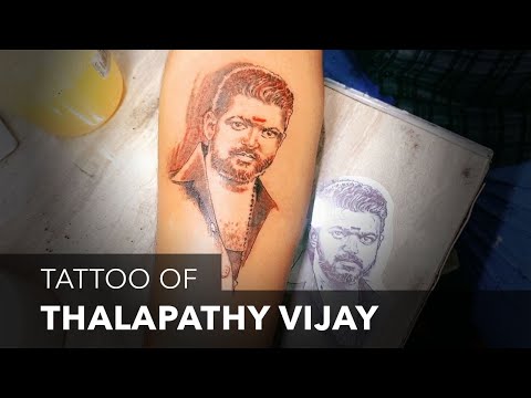 Thalapathy's Potrait Tattoo. #inkmastertattoostudio #gengeartunnel #ma... |  TikTok