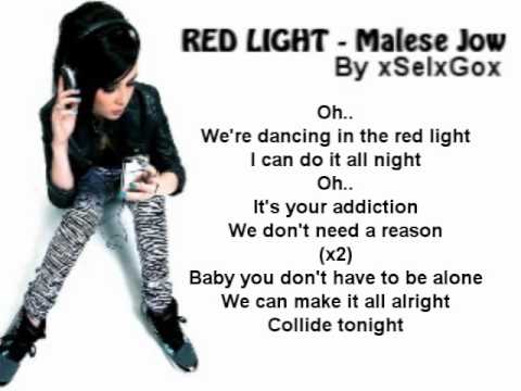 ambulance klasse tunge Malese Jow-Red Light (Lyrics) - YouTube