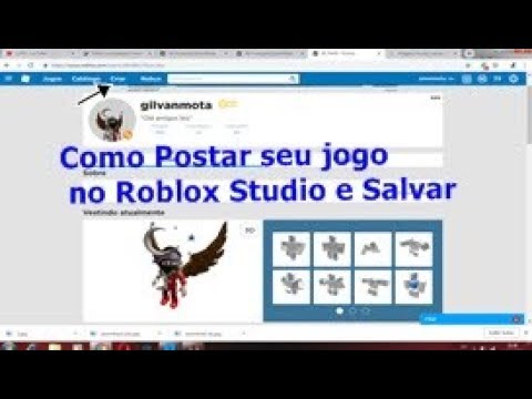 Tutorial De Scripts Do Roblox Publicar Jogo No Roblox E Savar Youtube - como programar model do seu jogo no roblox studio