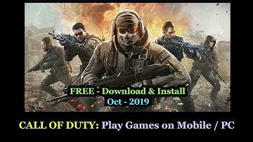 Free LDPlayer Android Emulator for PC and Call of Duty Game - 2019