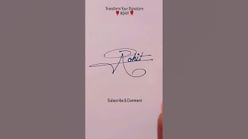 R letter signature style | Rohit name signature style | letter r writing style