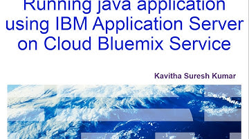 Running java applications using IBM AppServer on Cloud Service
