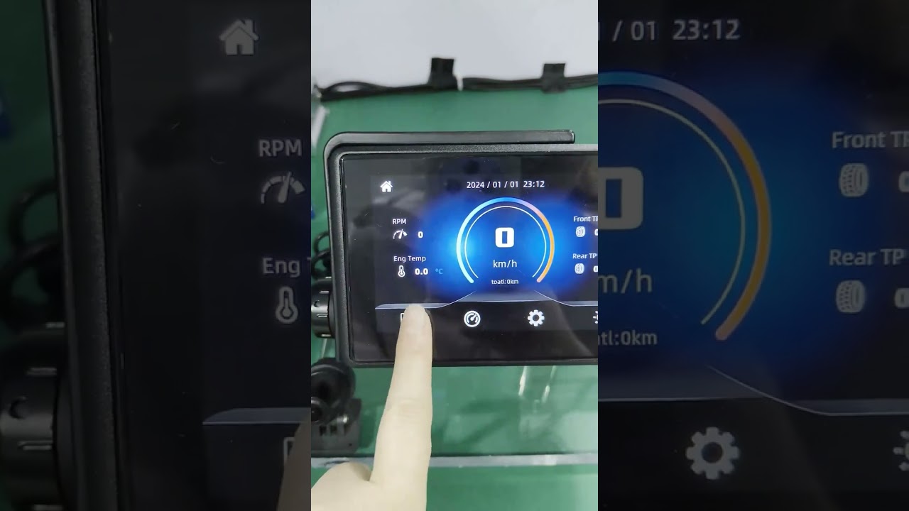 MT3 Pro 5" BMW Motorcycle GPS Navigation – Startup Demo, UI Preview, Wireless CarPlay/Android Auto