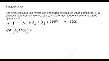 VARIACIONES, PERMUTACIONES Y COMBINACIONES (45), COMBINATORIA, EJERCICIO 57