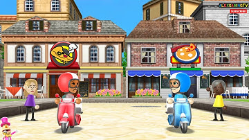 Wii party - Board Game Island (Play movies,  Master CPU) Player Shawn vs Yoko vs Sakura vs Jackie