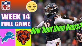 Detroit Lions vs Chicago Bears [FULL GAME] WEEK 14 | NFL Highlights 2023