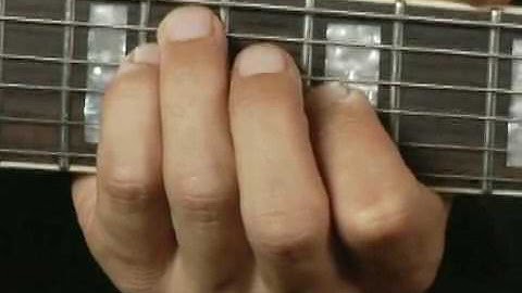 2nd Inversion of Db Minor Guitar Chord on the Middle Bottom Strings