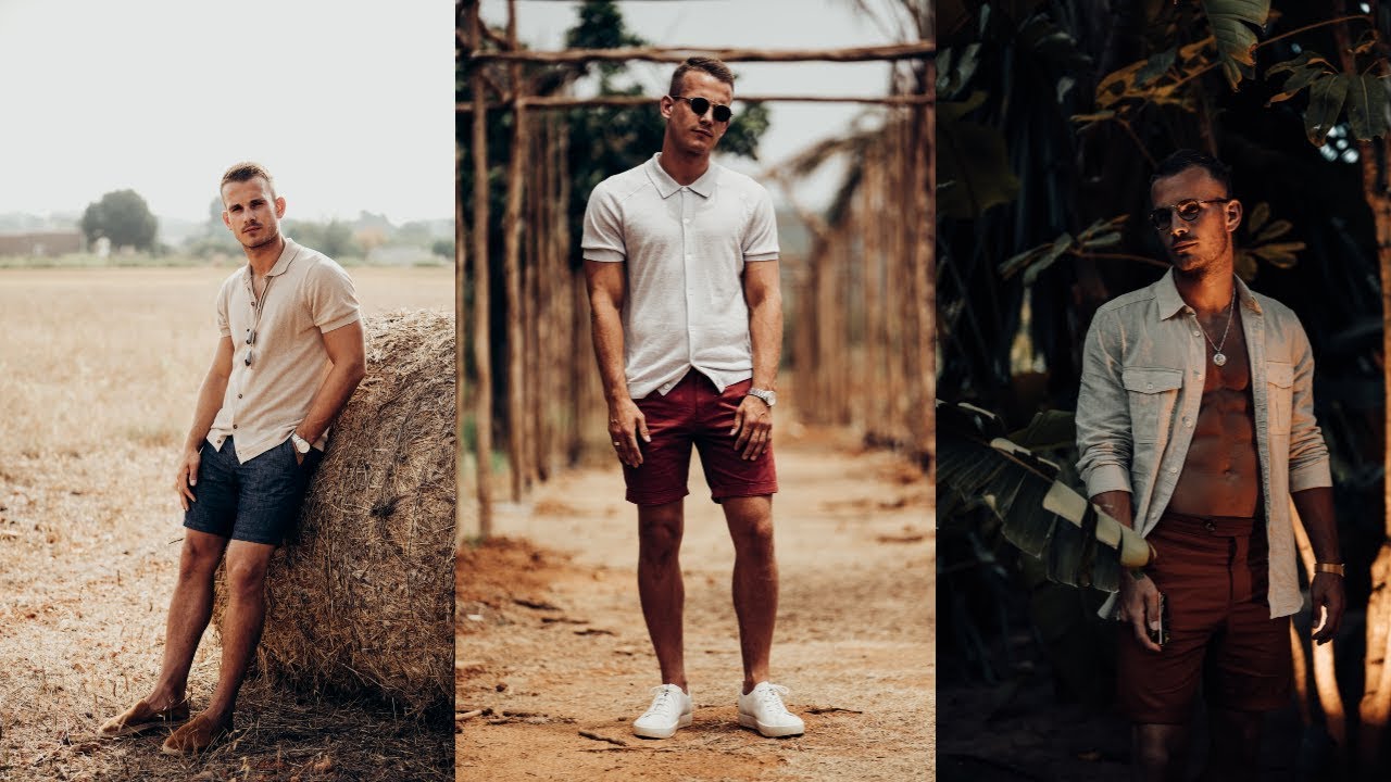 brown summer outfits men