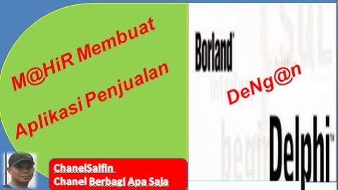 Aplikasi Penjualan Menggunakan Delphi