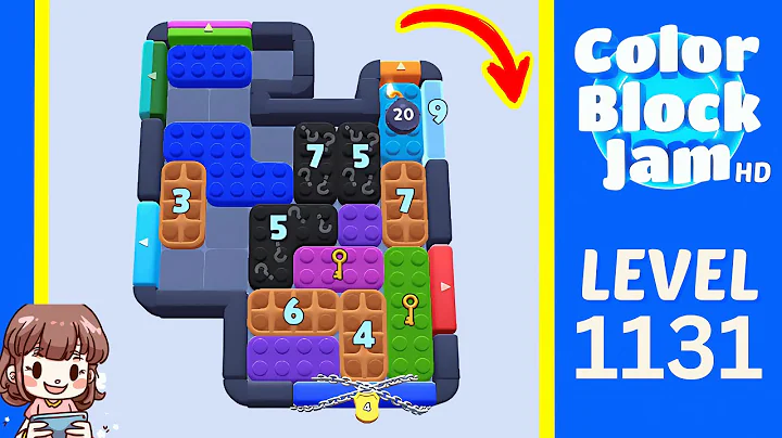 Color Block Jam Level 1131 Solution Walkthrough