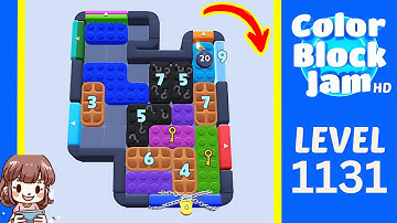 Color Block Jam Level 1131 Solution Walkthrough