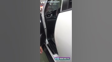 Toyota Fortuner upgrade electric lift tailgate - Fotuner 2022 độ cốp điện tự động