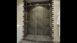 Briza Curve Sliding Shower Door Video