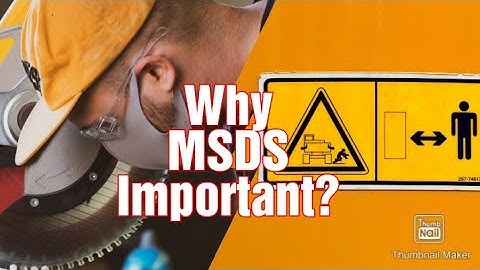 MSDS explanations | Why MSDS important | hazardous and safety issues of msds| AI video making