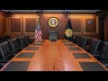 Rare look inside new white house situation room