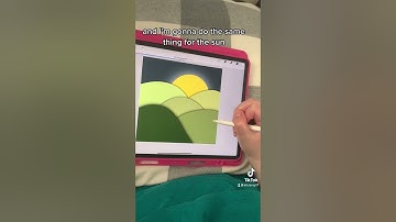 How to work with layers and use clipping masks and gaussian blur in procreate - procreate tips