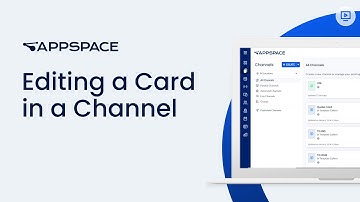 Content: Editing a Card in a Channel