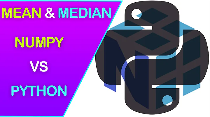 Mean & Median for Dataframe, Columns, Rows using Numpy VS Python