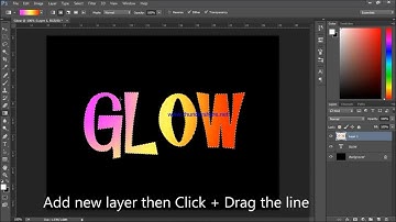 Glowing Text Effect Photoshop CS6