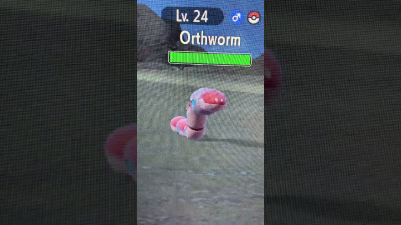 A Blue Orthworm in Pokémon? 