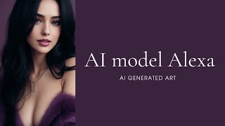 Ai Lookbook: Stunning Ai Model Alexa. Ai Generated Art. Ai Beauty And Art