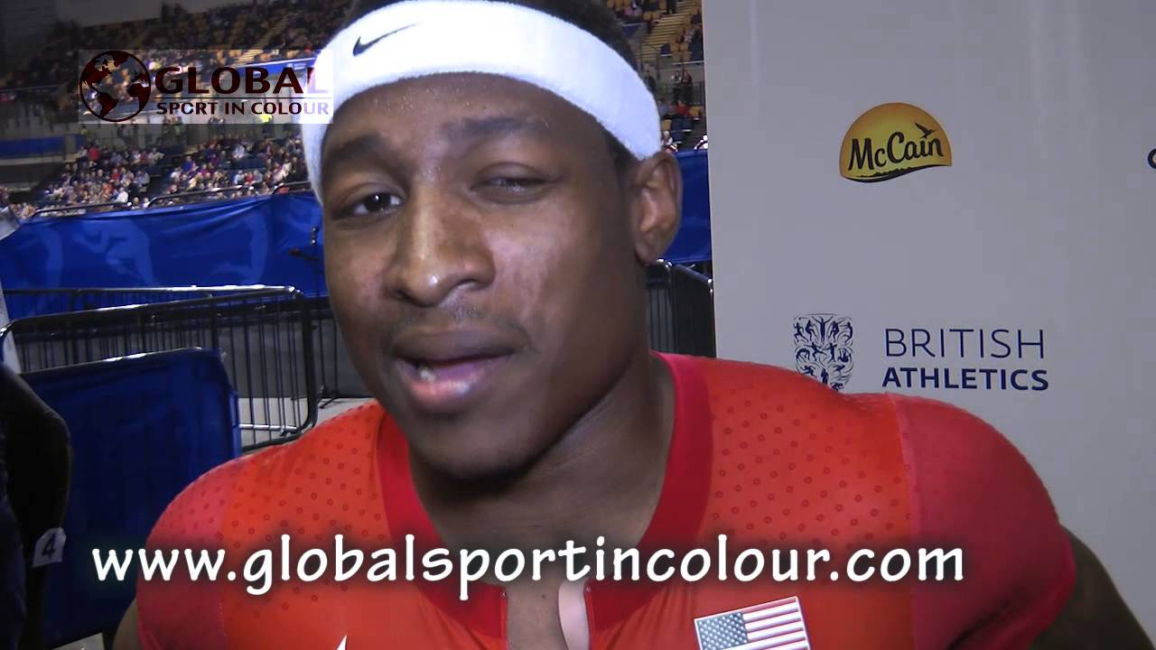 MIke Rodgers talks to Global Sport In Colour - Glasgow Indoor Grand Prix 2013