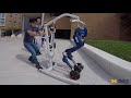 Bipedal Robot Cassie Blue's Clutzy Operators and a Segway: Bloopers