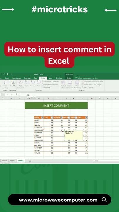 How To Insert Comment In Excel Comment In Excel PowerPoint shorts how-to-insert-comment-in-excel-comment-in-excel-powerpoint-shorts