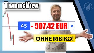 Traden lernen OHNE Risiko! - Tradingview paper trading Tutorial (Deutsch)