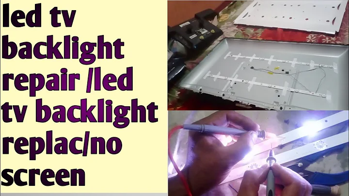 Led tv backlight problem कैसे चेक करें क्या ख़राब है100% testing | led tv repairing course #led #tv
