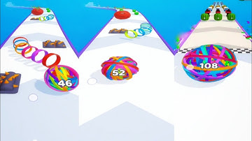 satisfying mobile game max level gameplay : flexy runner, roof rails #gameplay #satisfyingvideo