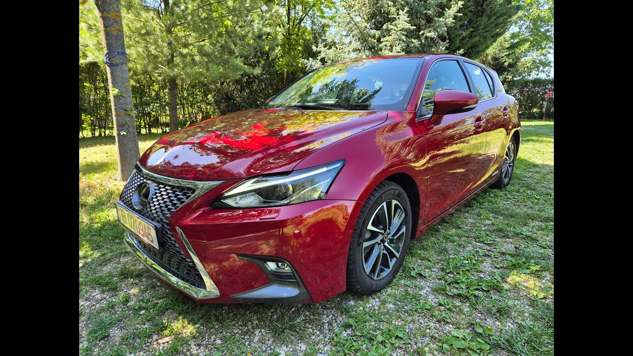 Lexus CT200H 2019 Hybrid Bordo 25 mii km - YouTube