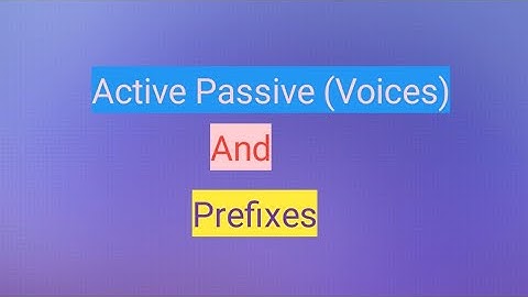 Unit 4.3. Exercises 1, 2,3 (Voices) and 4_ a,b,c (Prefixes) English 9th Class.